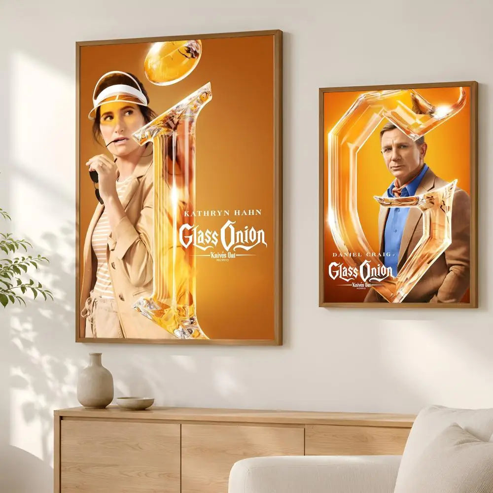 Glass Onion Knives Out Poster – Self-Stick HD PVC Wall Art