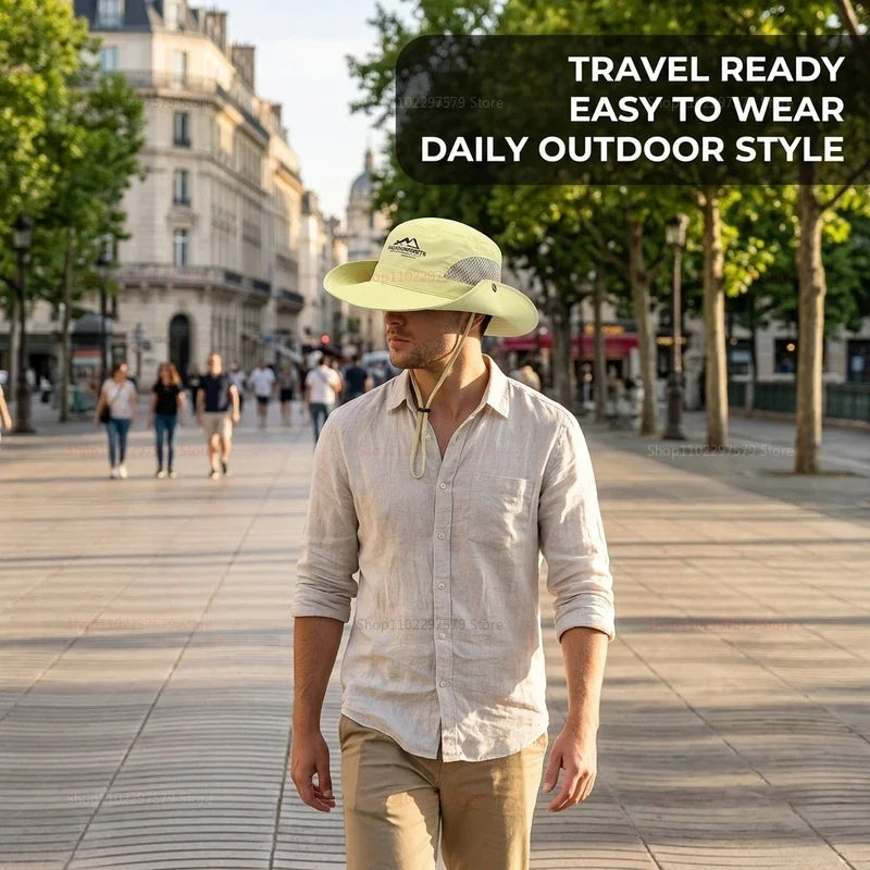 Unisex Quick-Dry Fisherman Sun Hat | Breathable Anti-UV Outdoor