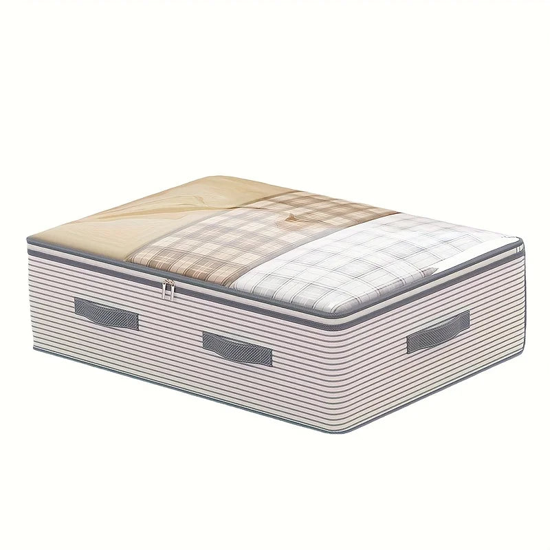 Large Capacity Clothes Storage Bag Heavy Duty Non-woven Organizer Box
