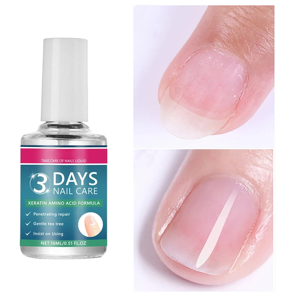 Keratin Amino Acid Nail Strengthening Serum – 3-Day Results