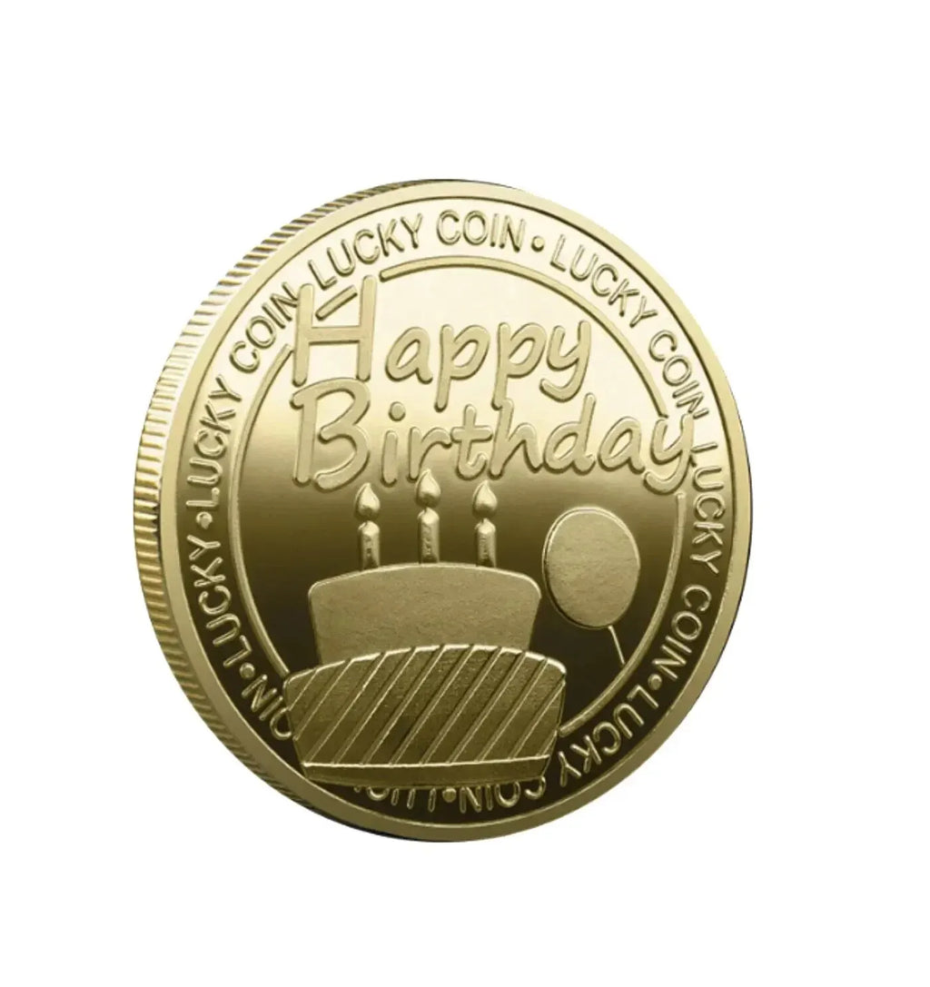 Gold Plated Bitcoin Commemorative Coin | Crypto Collector Gift