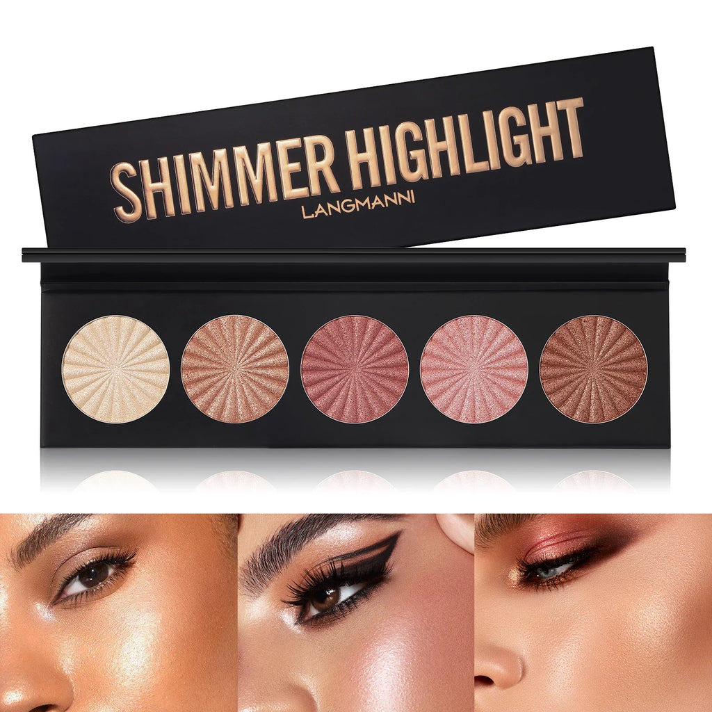 Highlighting Contouring Palette 5 Colours All-in-one Makeup
