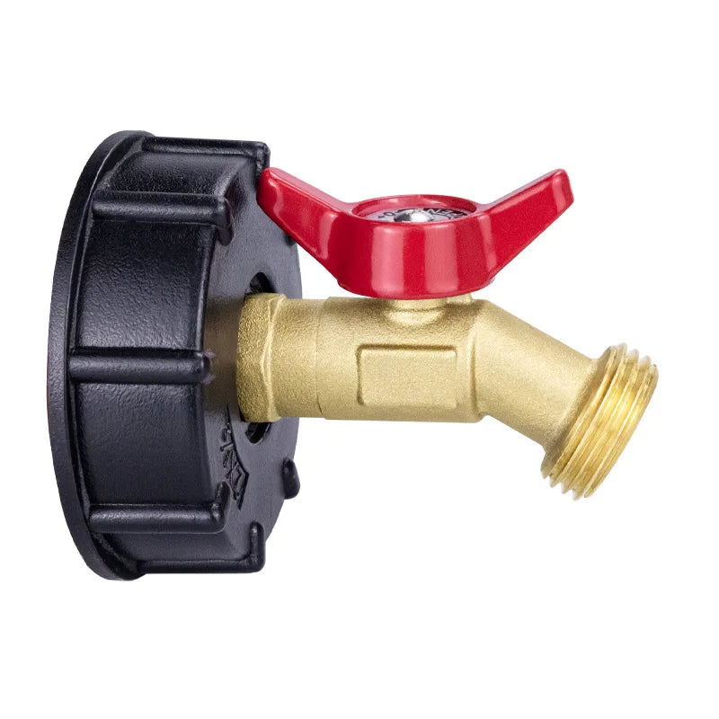 IBC Tote Tank Adapter | Male Thread Drain Hose Connector Valve