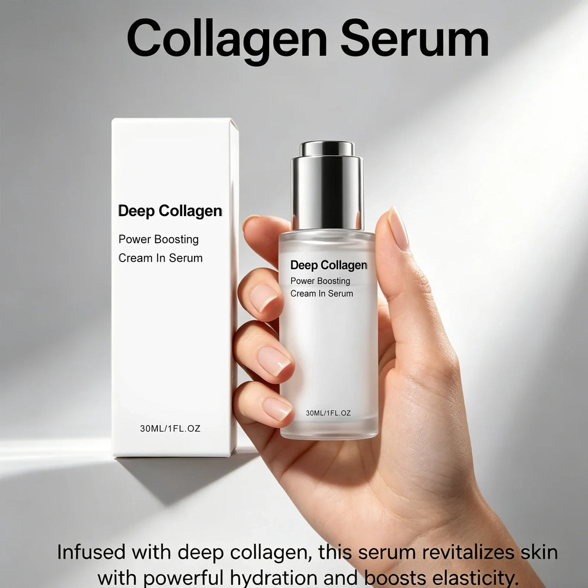 Collagen & Hyaluronic Acid Face Serum | Hydrating Anti-Aging