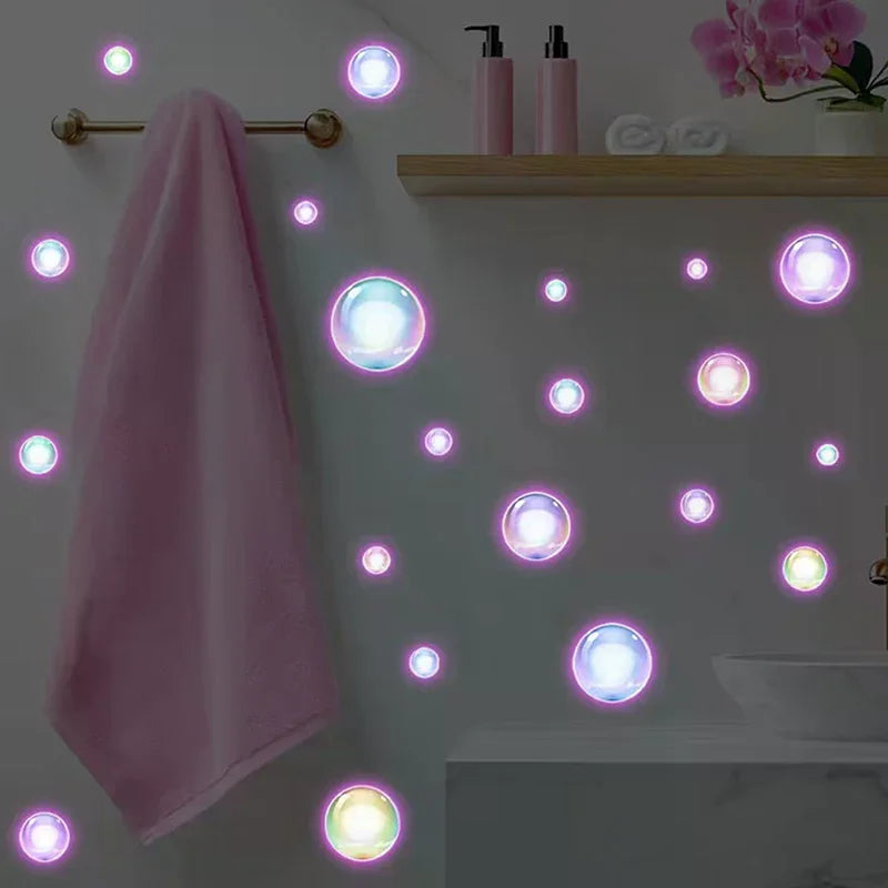 Glow-in-the-Dark Butterfly Mandala Wall Stickers | PVC Decals