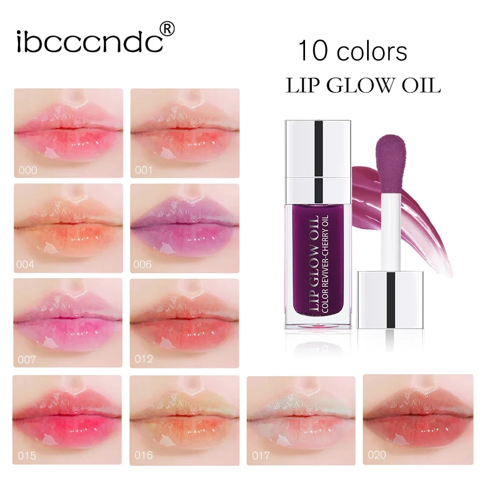 Crystal Jelly Plumping Lip Glow Oil – 10 Tinted Shades | ibcccndc