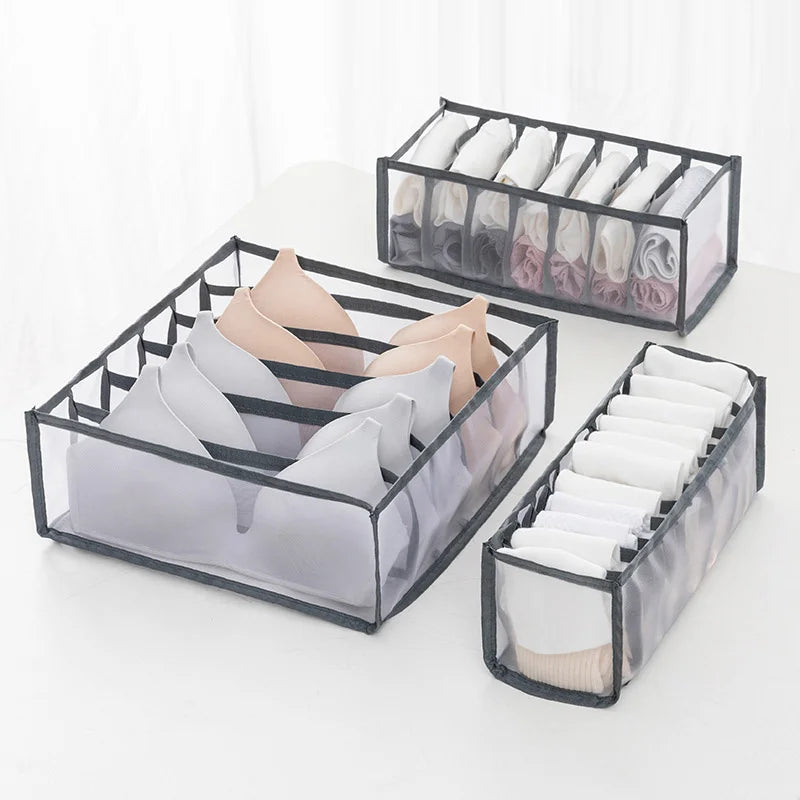 Sock Underwear Organizer Divider Collapsible Closet Storing Socks