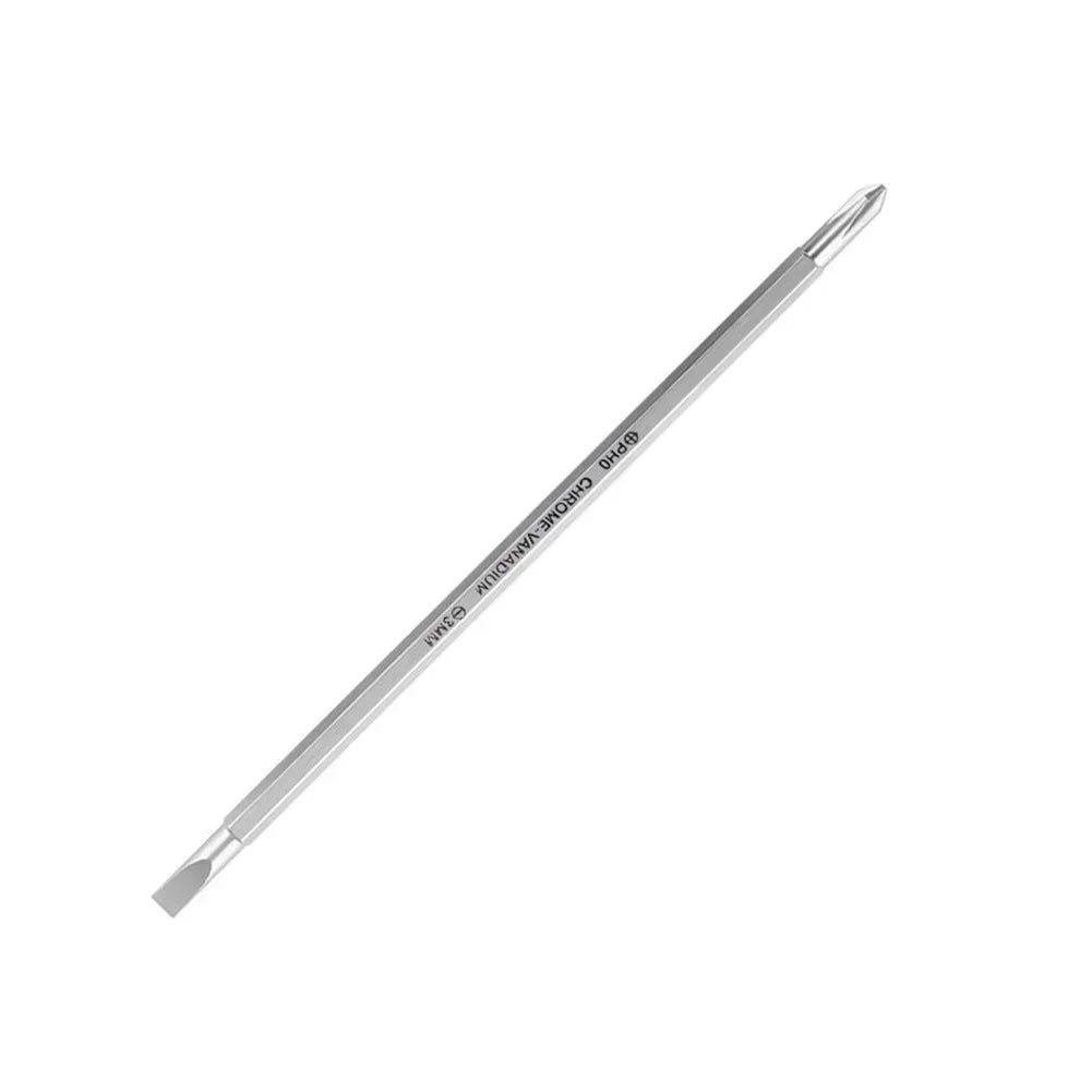 2-in-1 Magnetic Screwdriver – Slotted & Phillips 3×75mm