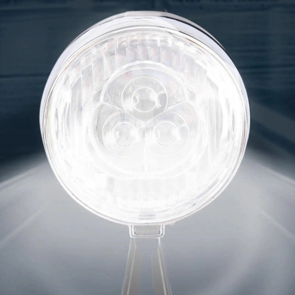 Retro Bike Headlight – USB Rechargeable 3 LED Front Light