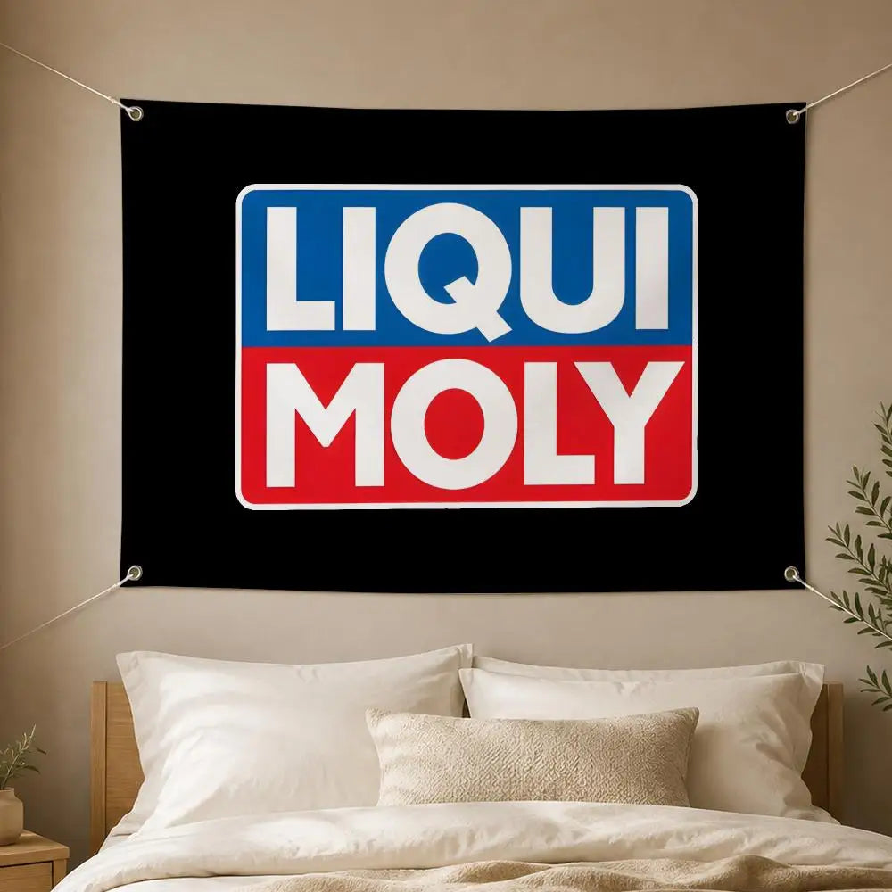 Liqui Moly Automotive Flag Banner – Wall Decor Indoor & Outdoor