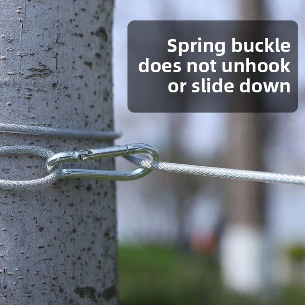 Stainless Steel Clothesline Wire Rope – Adjustable 1–9m Outdoor