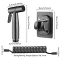 YANKE 3-Piece Stainless Steel Toilet Spray Gun & Nozzle Set