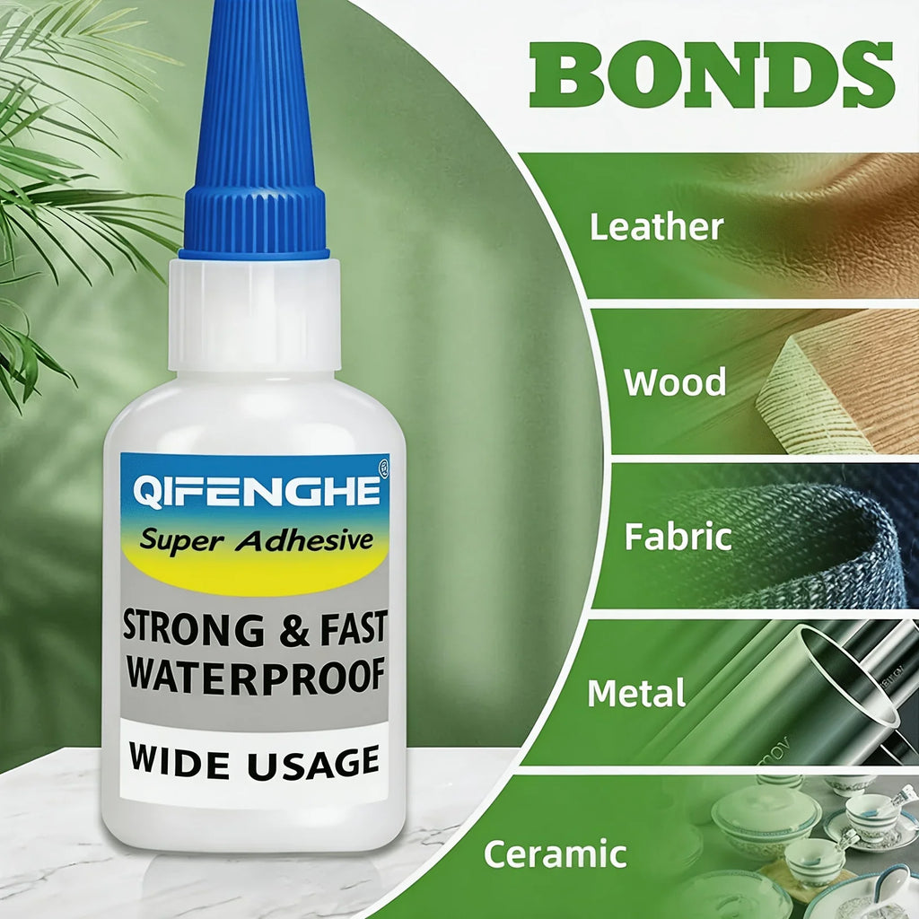 Super Strong Instant Glue – Fast-Drying Clear Waterproof Adhesive