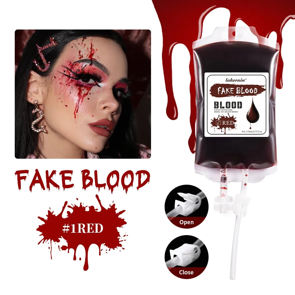Halloween Fake Blood Makeup Coagulated Realistic Washable SFX Zombie