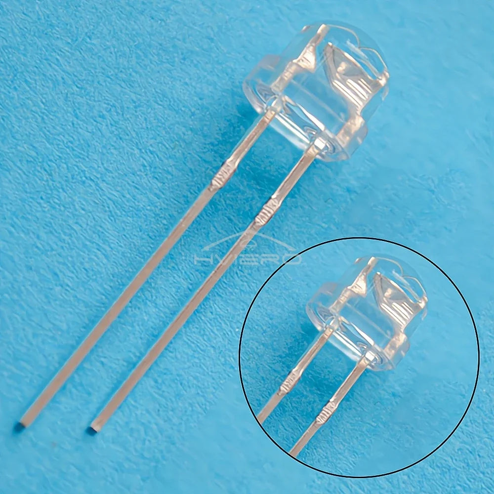 500/1000PCS F5 5mm Straw Hat LED Diodes | Ultra Bright Multi-Color
