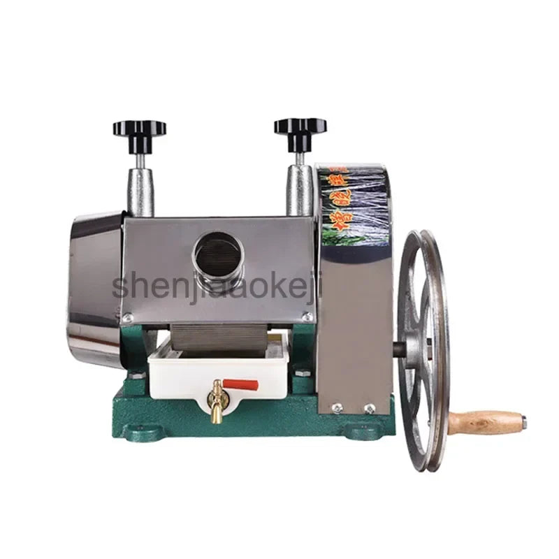 Manual Sugar Cane Juicer – Stainless Steel Hand Crank 50kg/H