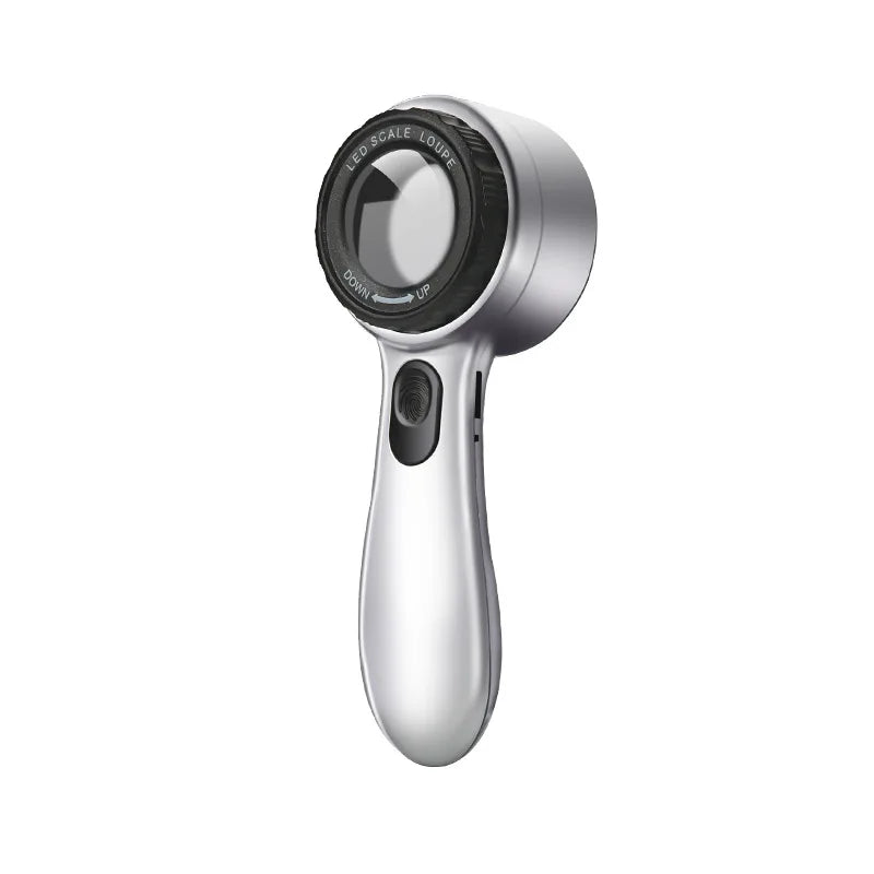 Illuminated Magnifying Glass with Scale & 4 Light Modes