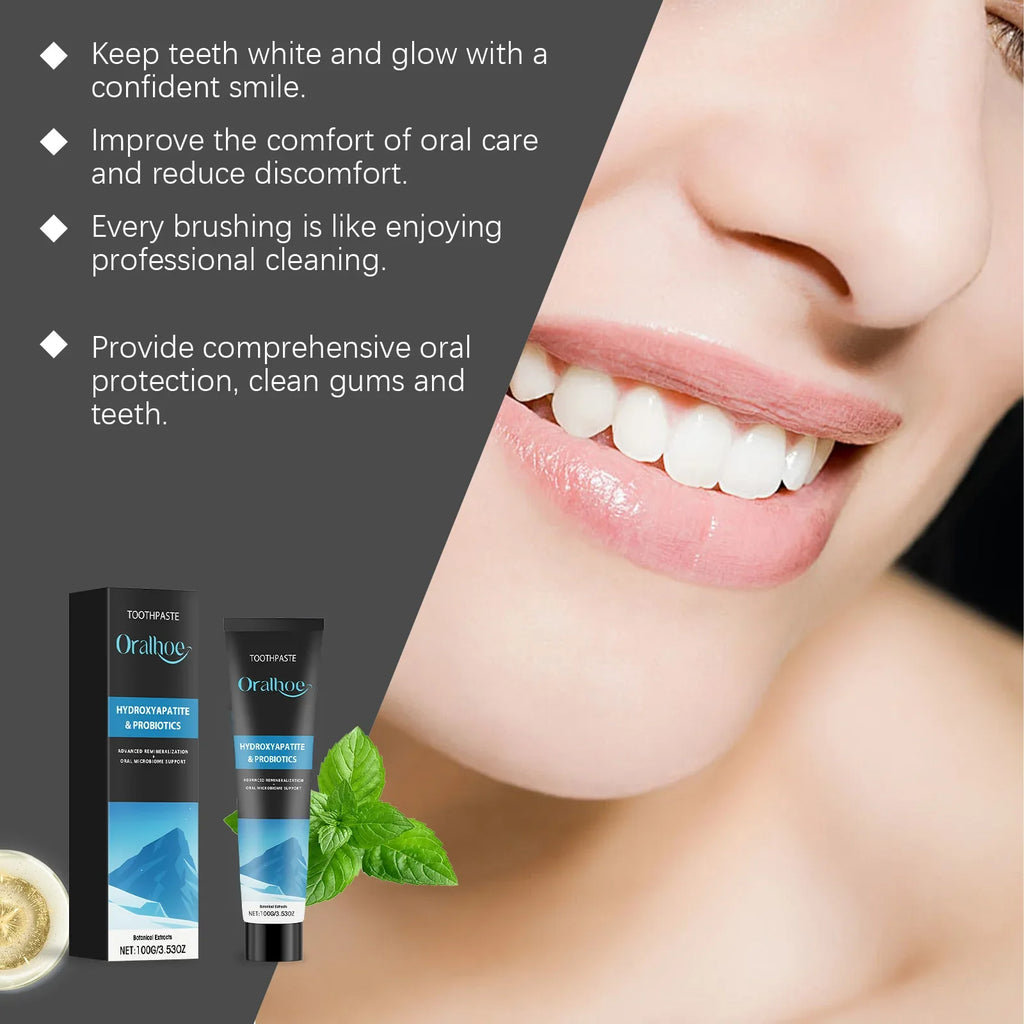 Oralhoe Hydroxyapatite Whitening Toothpaste | Lactic Acid Bacteria