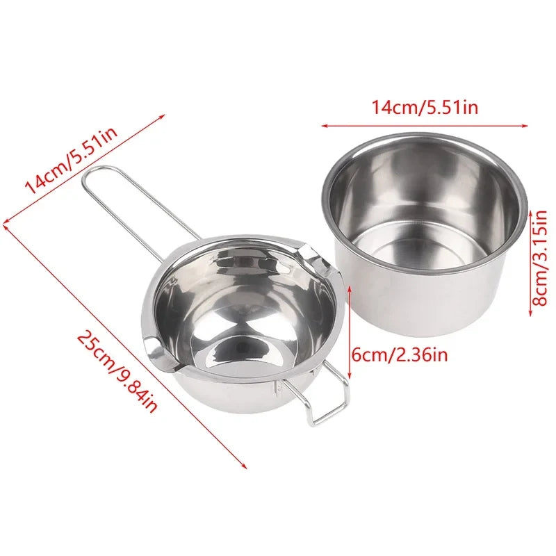 Stainless Steel Wax Melting Pot – Candle, Soap & Candy Making