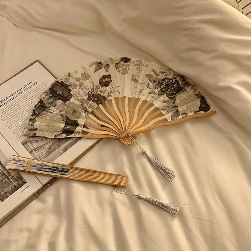 Chinese Folding Fan – Traditional Style Summer & Photo Prop