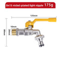 Brass Ball Valve Faucet 1/2" Lever Handle – Garden & Home