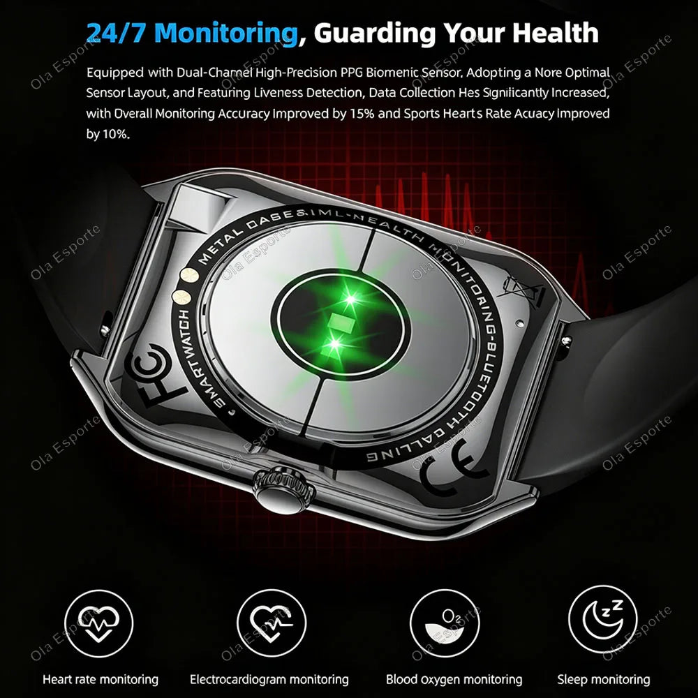Ola Esporte 1.96" AMOLED Smartwatch | BT Calling & Fitness