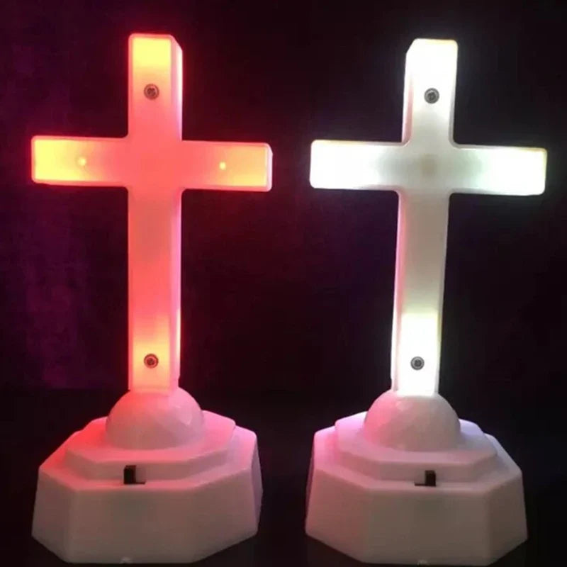 LED Glowing Cross Night Light | Christian Home & Church Decor