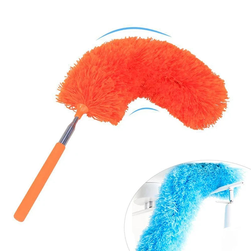 Retractable Duster Stainless Steel Long Handle Dusting Brush Car