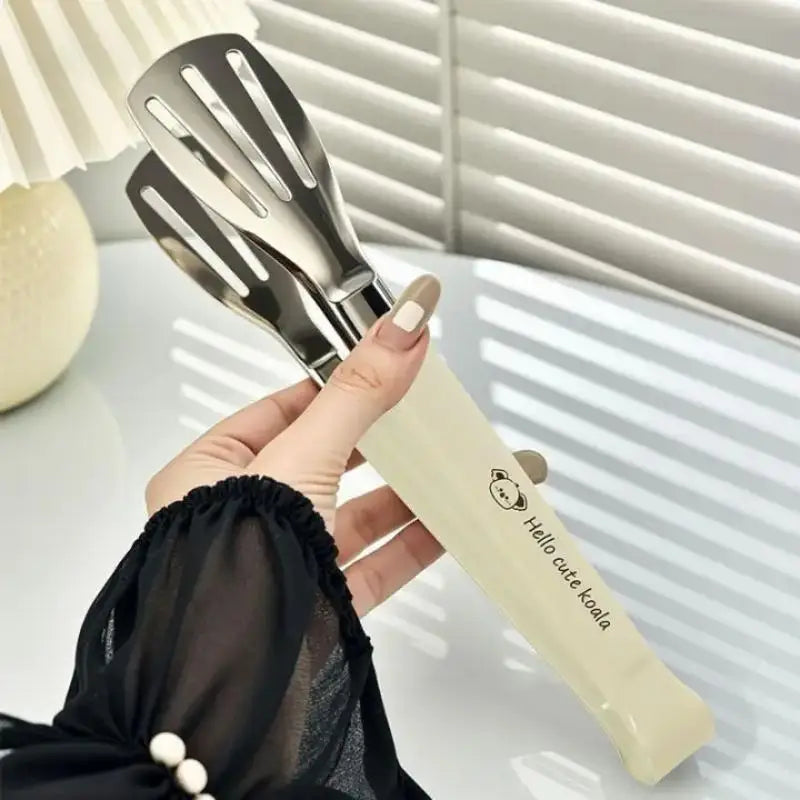 Stainless Steel Food Tongs Anti-heat Kitchen Utensils Buffet Cooking