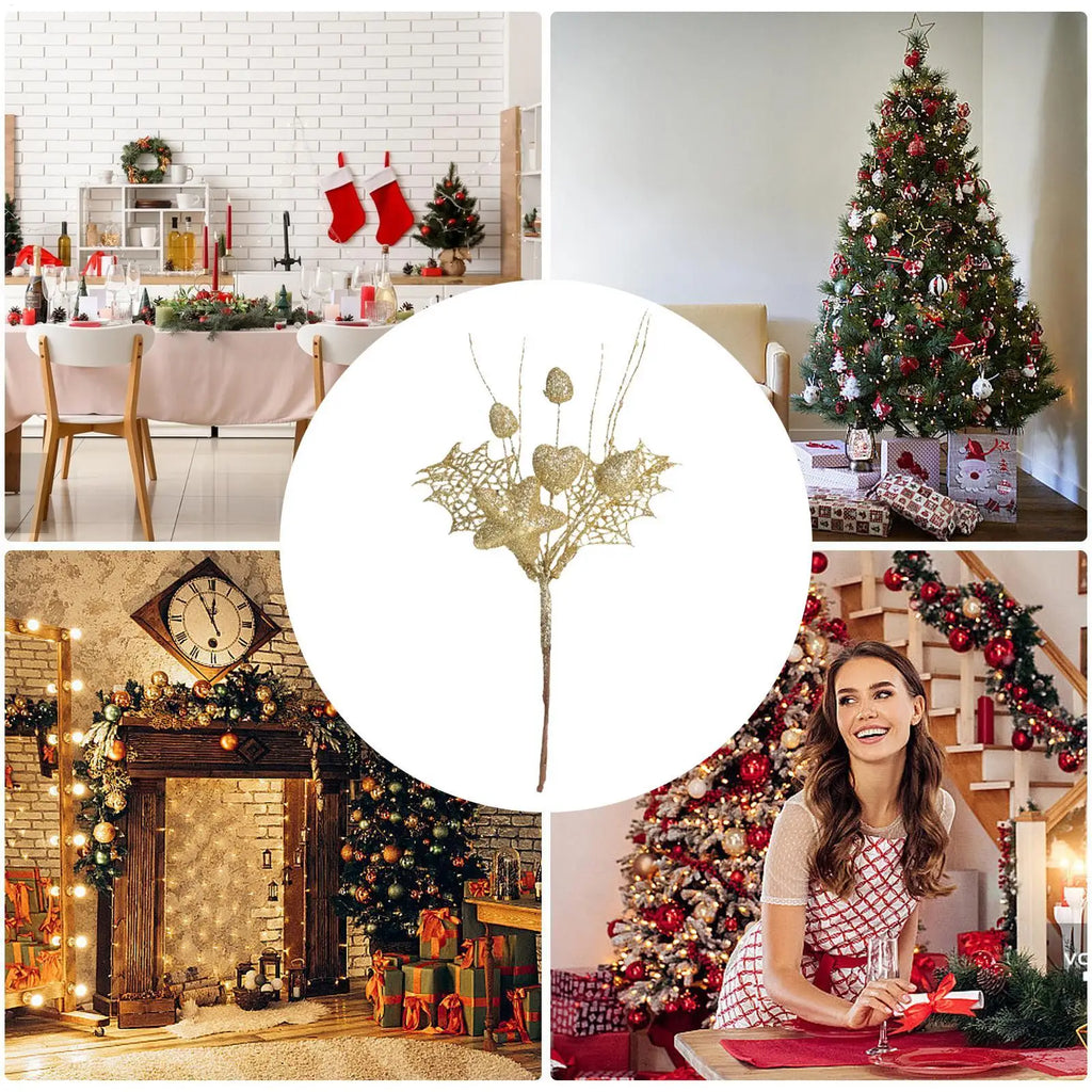 Faux Pine Branches | Artificial Christmas Stems for Holiday Decor