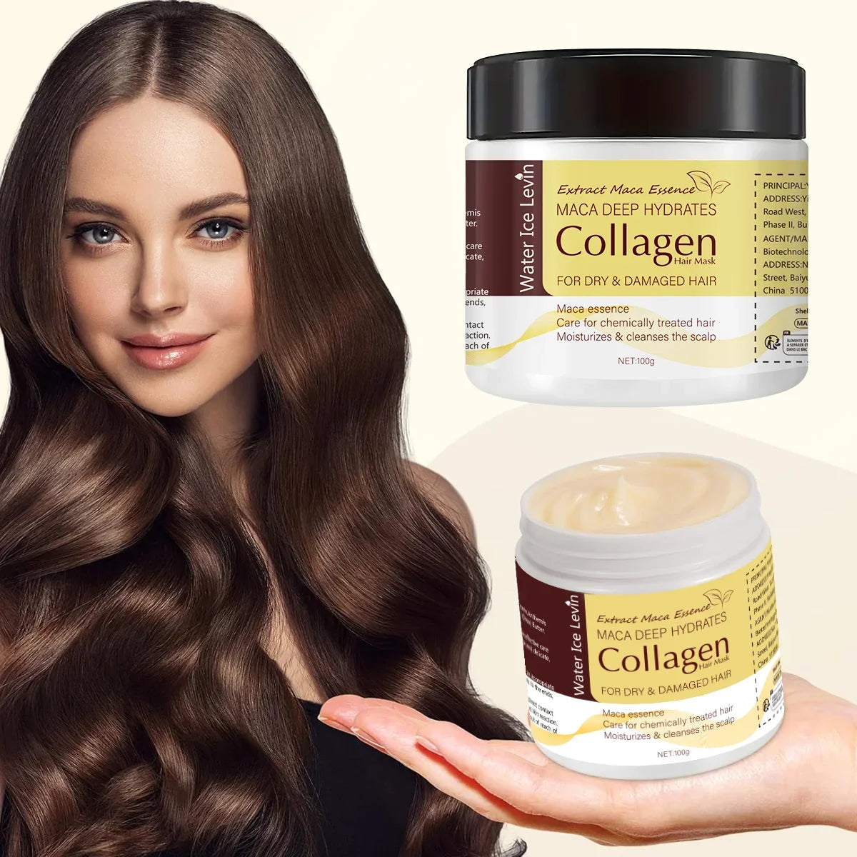 Collagen & Keratin Hair Mask – Deep Moisture Repair 100g