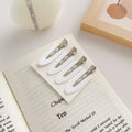 Side Bangs Fringe Barrettes Hair Clips – 12 Sets (48 Pcs)