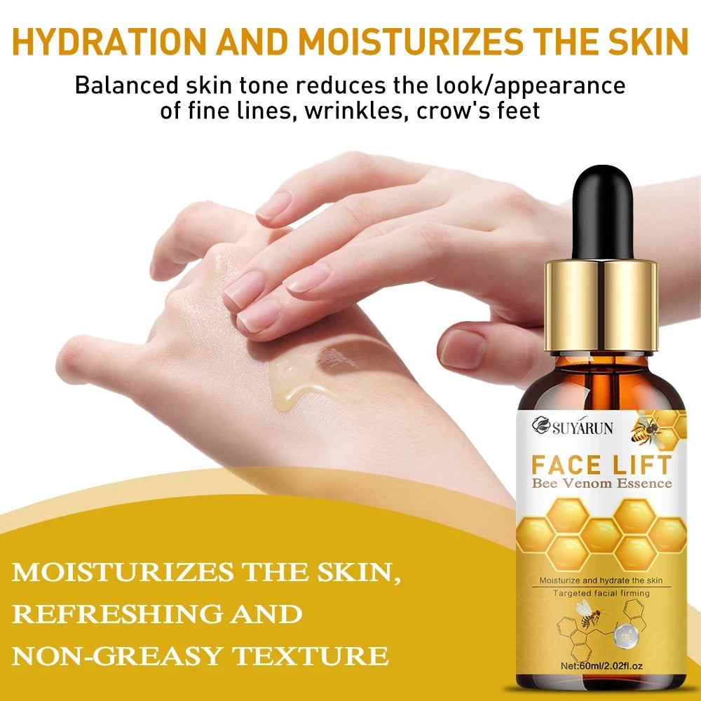Bee Venom Anti-Aging Face Serum – Polypeptide & Hyaluronic Acid