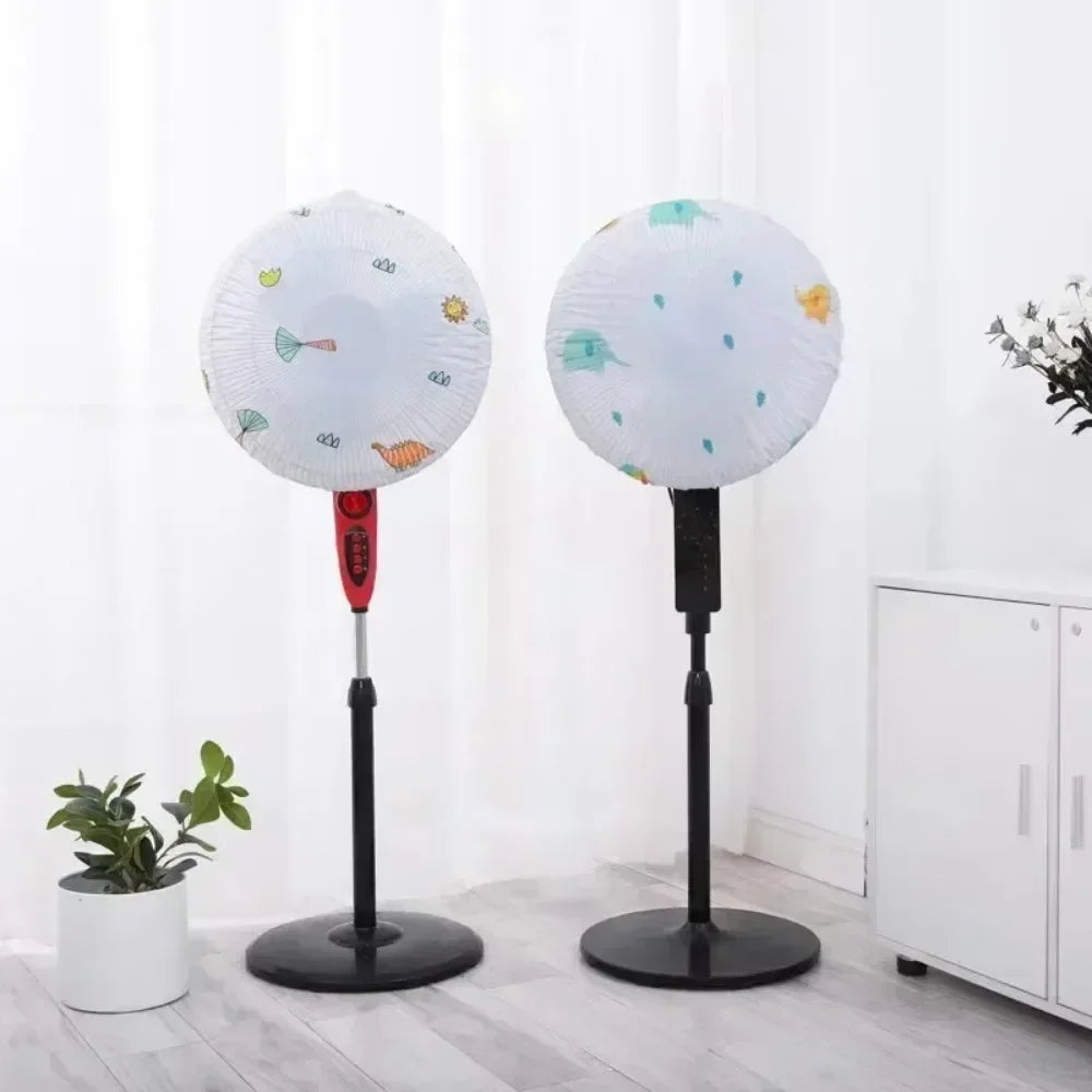 Two Washable Fan Sleeve Waterproof Dustproof Protective Standing