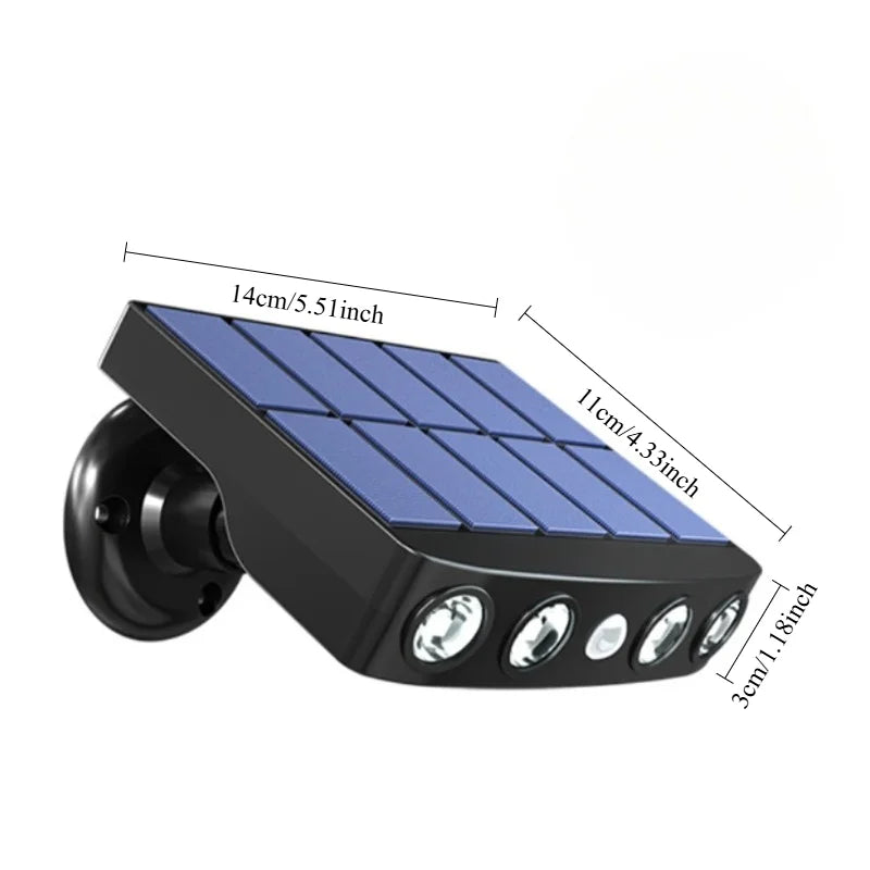 Solar LED Motion Sensor Outdoor Wall Light | IP44 Waterproof