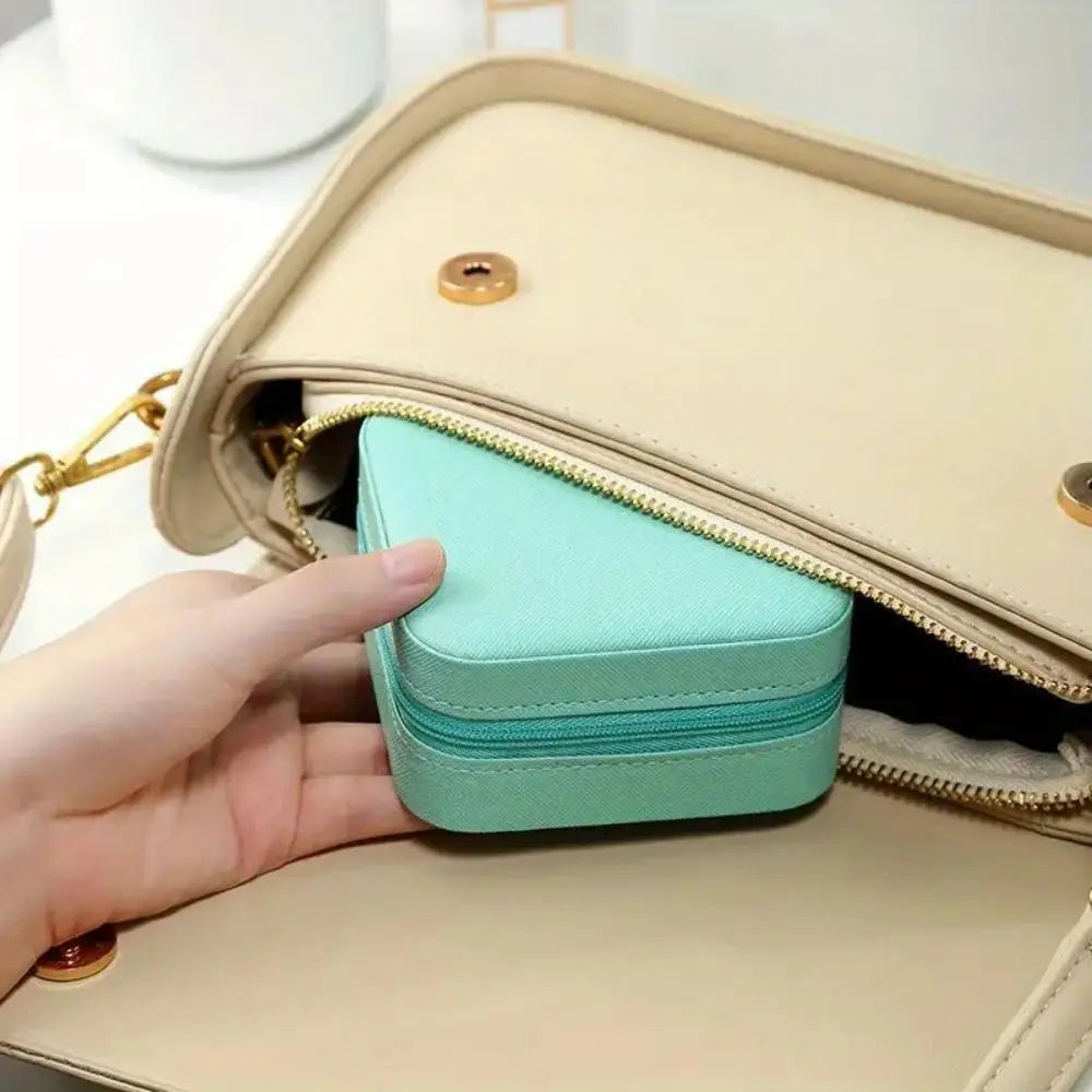 Mini Jewellery Box Organiser Travel Portable Storage Container