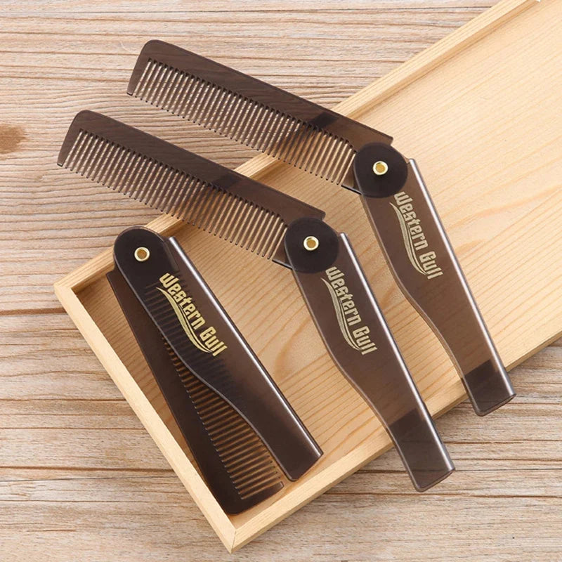 Portable Foldable Pocket Comb – Beard & Hair Styling Tool