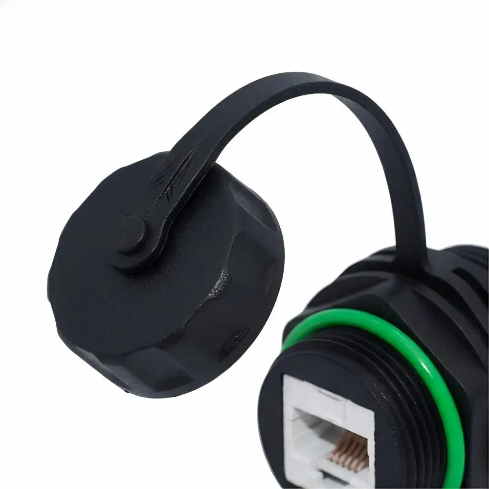 IP68 Waterproof RJ45 Panel Mount Connector M20/M23 8-Core