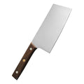 InLeung Stainless Steel Chef's Cleaver Knife – Wood Handle