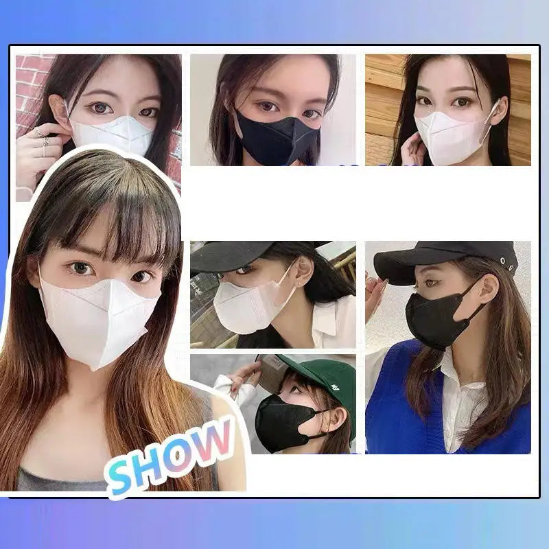 10 Outdoor Disposable 3D Stereoscopic Face Masks Men Women Unisex