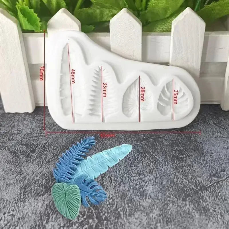 Leaf Silicone Mold – Fondant, Chocolate & Resin Baking Tool
