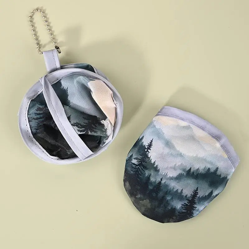 Round Foldable Hand Fan – Portable Pocket Cooling Fan