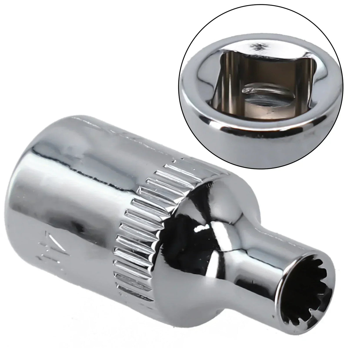 12-Point Mirror Short Socket Bit | 1/4" Drive 4–14mm