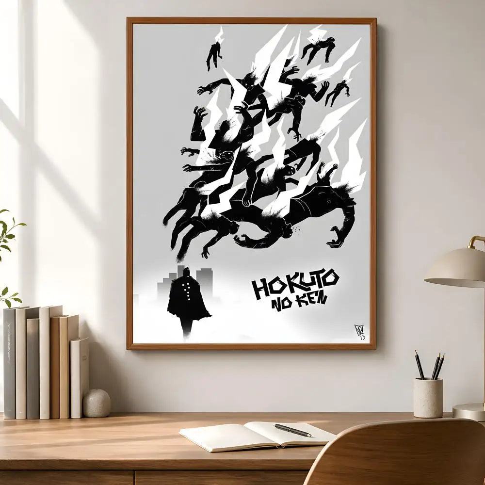 Fist of the North Star Anime Poster – Peel & Stick PVC Wall Art