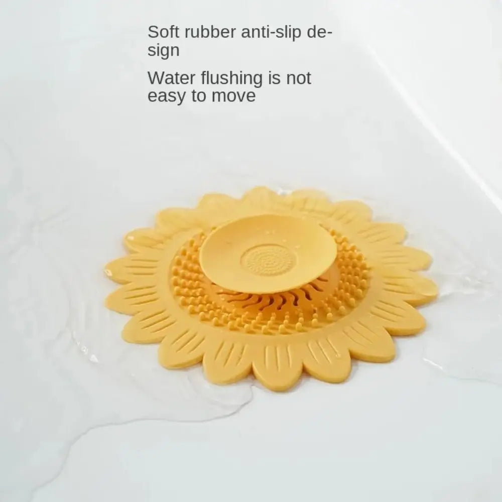 Durable Press-type Floor Drain Cover Silicone Anti-clogging Mat Hair