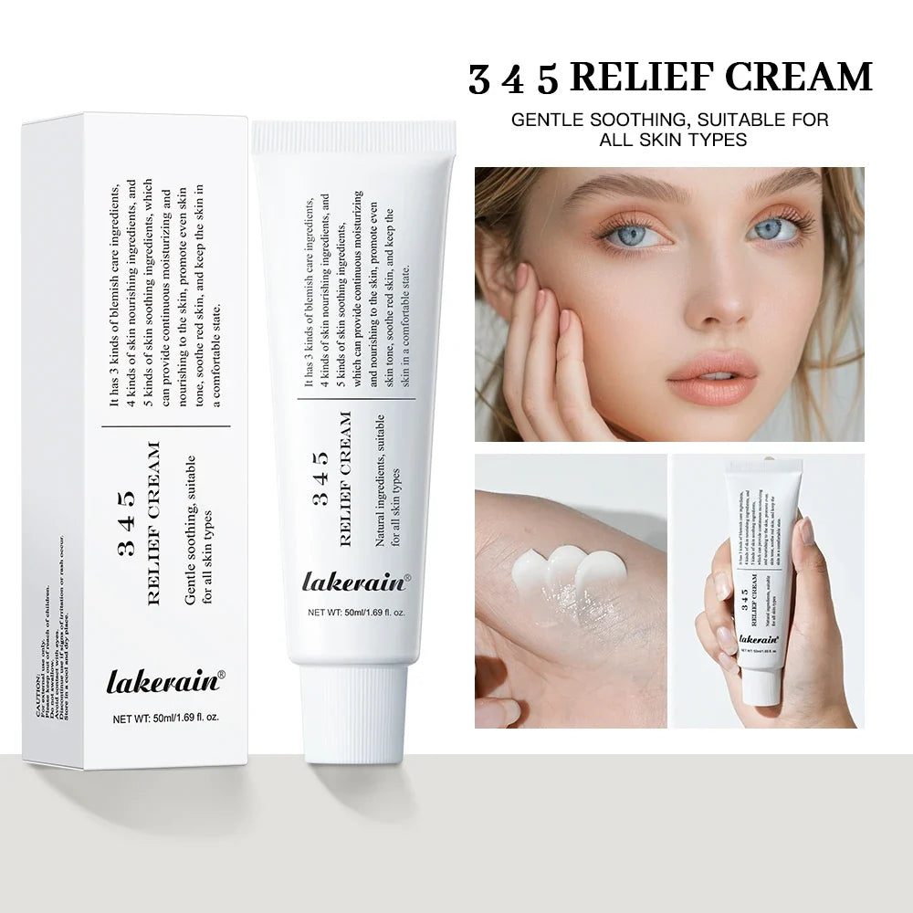 345 Relief Cream Moisturizing Blemishes Nourish Skin Provide Soothing