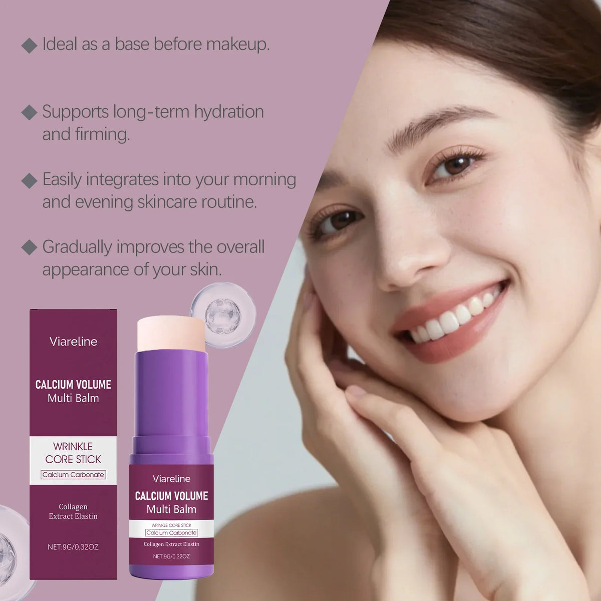 Viareline Anti-Aging Face Balm Stick | Hydrating & Firming