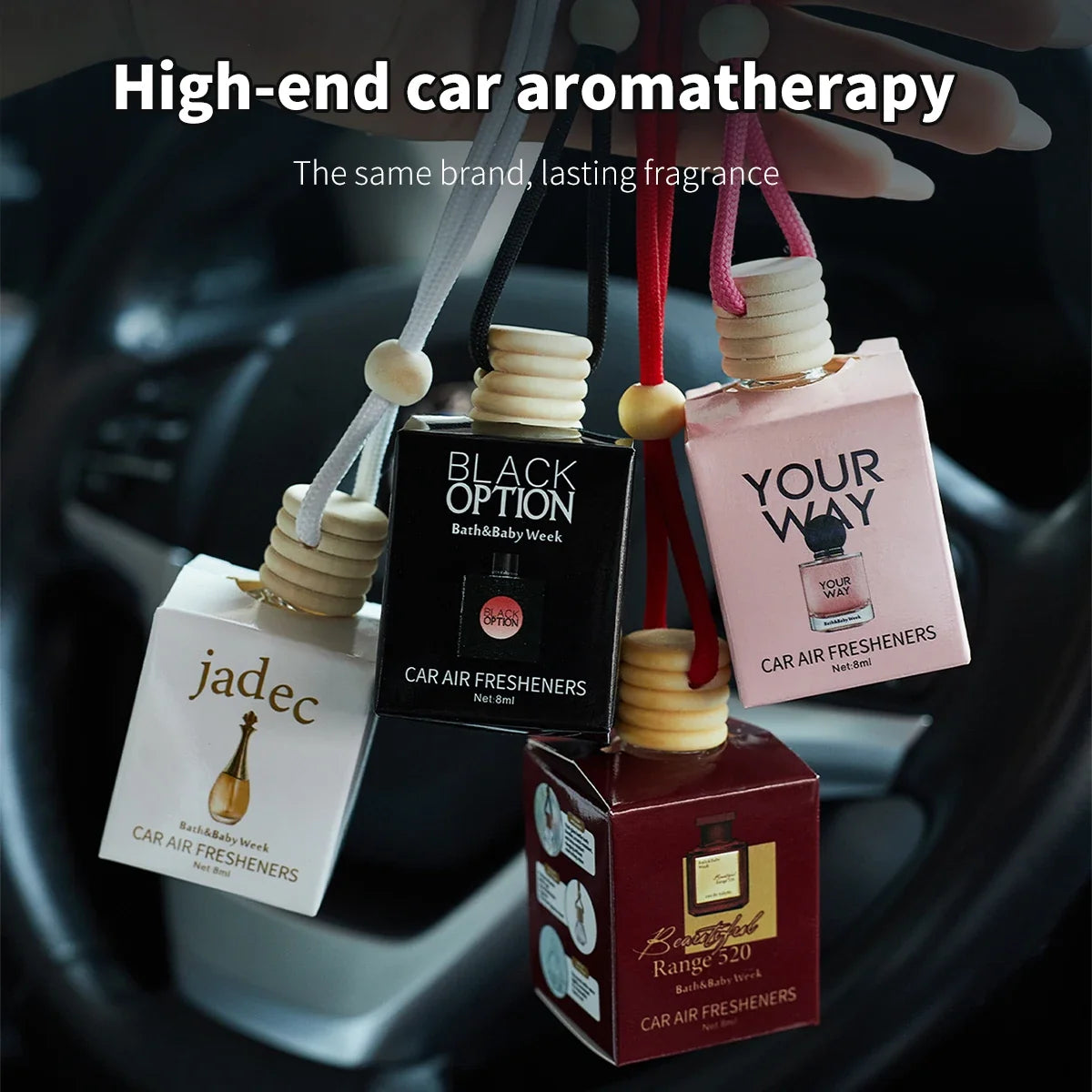 Perfume Bottle Car Air Freshener – Long-Lasting Scent
