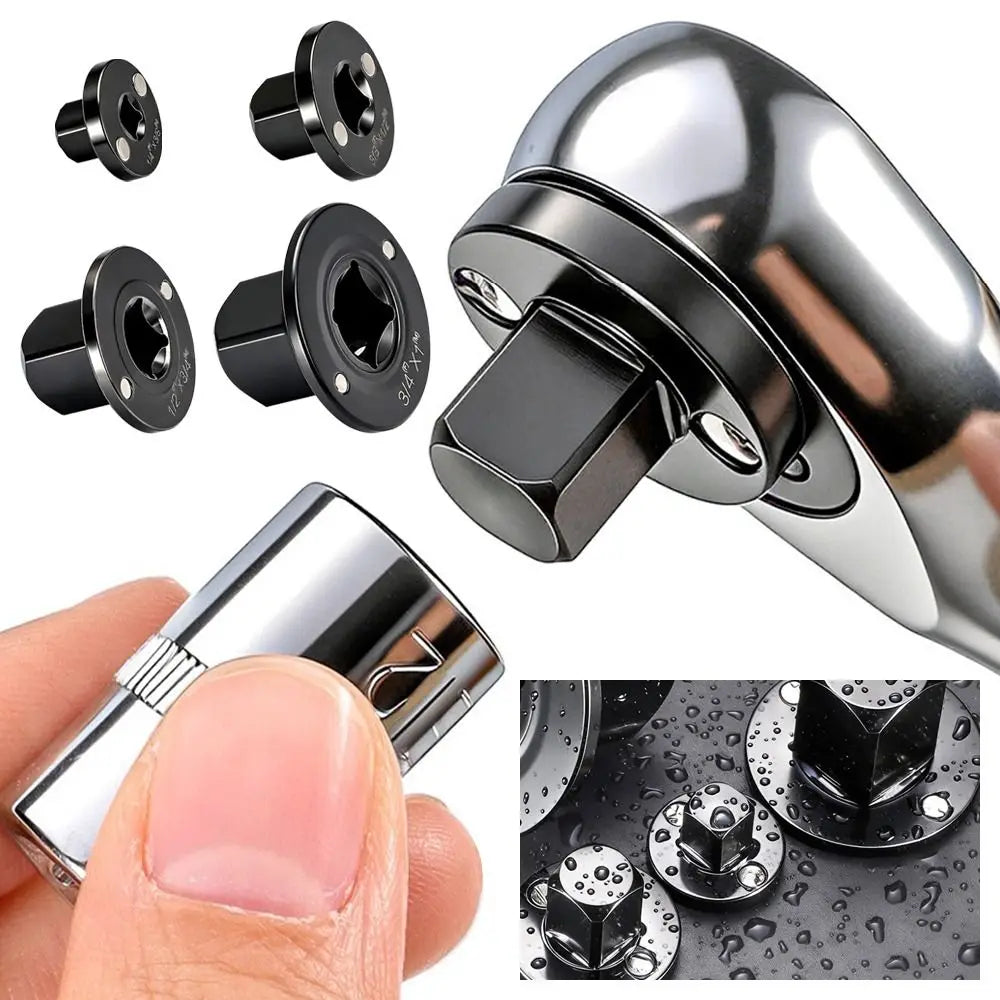4-Piece Low-Profile Impact Socket Adapter Set | 1/4 to 1" Drive