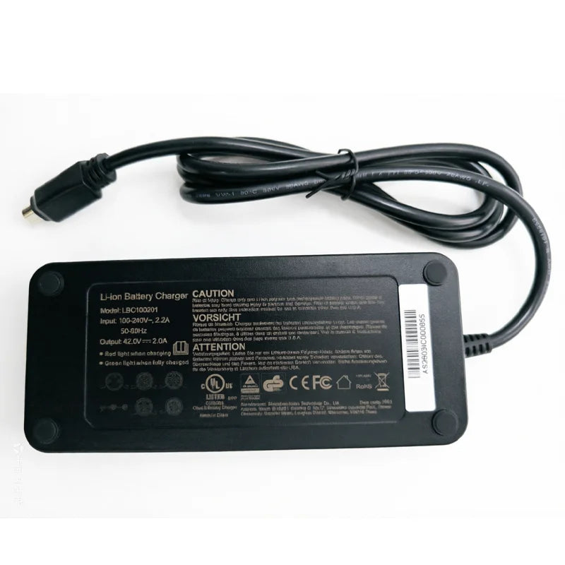 36V Li-Ion E-Bike Charger 5-Pin Trapezoid for Fischer Models